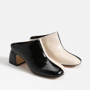 Sam Edelman Black & White Block Heel Mule